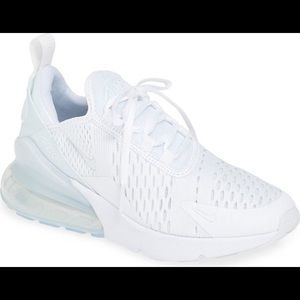 Nike Air Max 270 White Metallic Silver (GS) 943345-103 Size 6Y